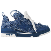 Louis Vuitton Skate Sneaker Denim Navy Blue